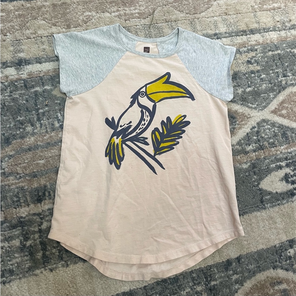 Tea Collection Girls Tshirt with Toucan